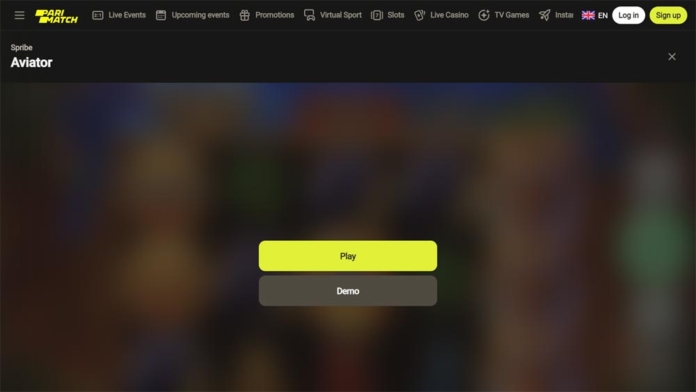 Parimatch Aviator Demo Mode